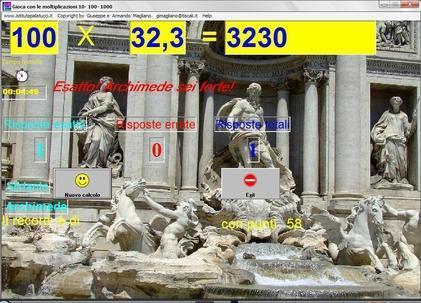 Moltiplicazioni con i multipli del dieci