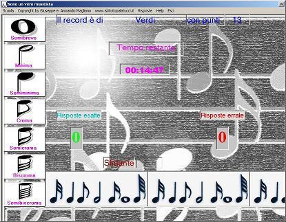 Riconosciamo le note musicali dal valore