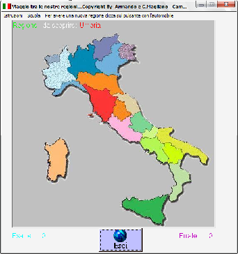 Le regioni italiane videata programma